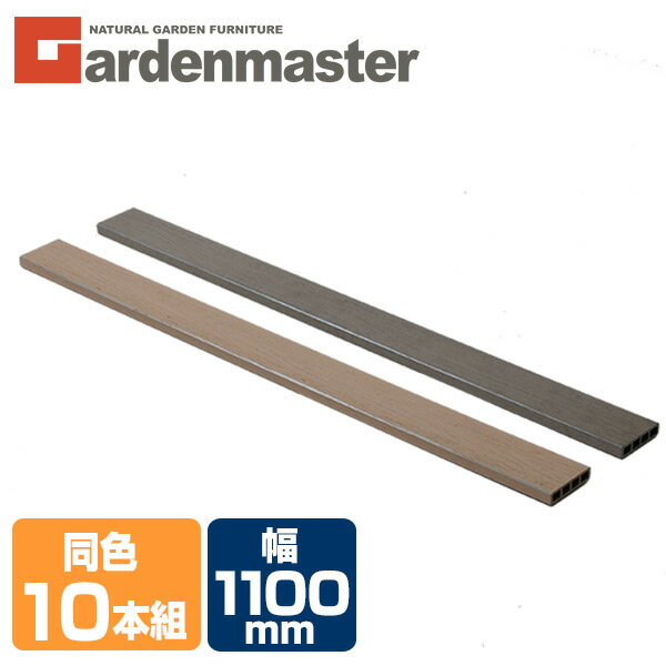 人工木材 1×4材 (1100×89.5mm) 同色10本セット 全2色 WPC-1X4-11*10 ブラウン/ナチュラル フェンス材 化粧材 部品 部材 パーツ 材料 資材 おしゃれ 山善 YAMAZEN 【送料無料】 1