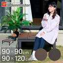 人工木 ウッドデッキ 90×90cm/90×120cm 簡単設置 ブラウン 縁側 DIY ウッドテラス YJD-9090/YJD-1290 山善 YAMAZEN...