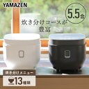 炊飯器 5.5合 マイコン式炊飯器 5.5合炊き 一人暮らし YJP-DM102 マイコン炊飯器 5.5合炊飯器 炊飯ジャー 1人暮らし 炊飯機 マイコン炊飯ジャー 5.5合 5合クラス おしゃれ シンプル 新生活 山善 YAMAZEN 【送料無料】