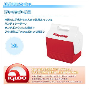 プレイメイト ミニ クーラーボックス #12424 ディアブロレッド クーラーボックス クーラーBOX クーラーバッグ 保冷バッグ 小型 キャンプ用品 イグルー IGLOO 通販格安セール情報 楽天 通販