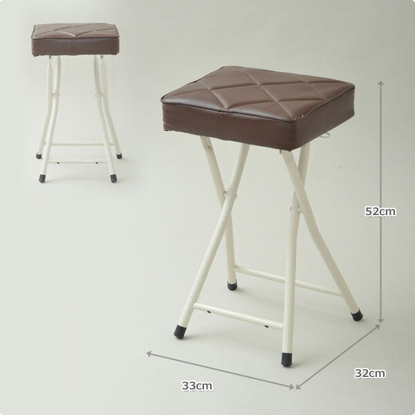 折りたたみチェア(背もたれなし) お得な4脚セット YZX-6(BR)*4 ブラウン パイプチェア 折り畳みチェア 折畳 折畳み 椅子 イス いす チェアー 選挙 山善 YAMAZEN