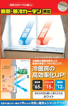 断熱断冷カーテン(幅110高さ145cm 2枚組) WPC-S(WH) ホワイト 遮光カーテン 遮熱カーテン 断熱カーテン 山善 YAMAZEN【送料無料】