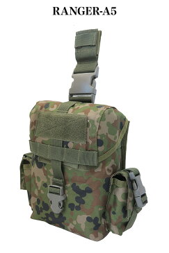 RANGER-A5 迷彩レッグポーチ ポーチ 7002 陸上自衛隊 自衛隊 サバイバル サバゲー ミリタリー アーミー 迷彩 バッグ レッグ ポーチ アウトドア 軍 戦人(senjin) 【送料無料】