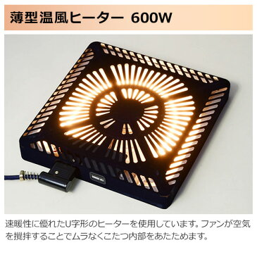 こたつ ヒーター こたつ用 ヒーターユニット 手元コントローラー YHF-M606DN こたつヒーターユニット 取り替え用ヒーター ユニットヒーター 交換用 火燵 こたつ コタツ 炬燵 北欧 ファン 温風 山善 YAMAZEN 【送料無料】
