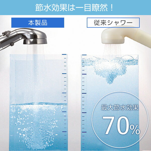 節水シャワープロ・プレミアム シャワーヘッド 節水 増圧 手元ストップ 水量切替ST-X3Bシャワーヘッド 日本製 節水 節水シャワープロ 水圧アップ (シルキンシャワー・プレミアム ST-X1A 同等品) アラミック Arromic