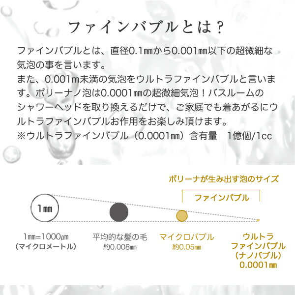 【枚数限定クーポン利用で 14,421円】ボリーナワイドプラス シルバー ウルトラファインバブル シャワーヘッド TK-7008-SL シャワーヘッド 日本製 節水 節水シャワー バスグッズ 工具不要 簡単 田中金属製作所 【送料無料】