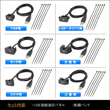 USB接続通信パネル 【e-くるまライフ.com/エーモン】