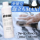 洗車 カーシャンプー エーモン HYDRAC フォーミングシャンプー 200mL ハイドラック ◆ 洗車用品 洗車グッズ カー用品 車 洗剤 車用品 自動車 カーケア クリーニング 洗剤 水アカ 全塗装色対応 コーティング施工車 花粉対策