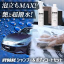 エーモン HYDRAC シャンプーボディコートセット 200ml コーティング フォーミングシャンプー ハイドラック 洗車用品 洗車 洗車グッズ カー用品 車用品 車 洗剤 自動車 バイク カーケア コーティング剤 ガラスコーティング 超撥水 メンテナンス 全塗装色対応 花粉 泡 水アカ