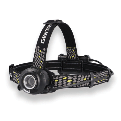 GENTOSHEAD WARSシリーズLEDヘッドライト【HW-X533H】専用充電池/乾電池兼用 後部認識灯搭載