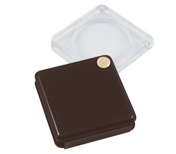 乐天商城 - MAFYLASSポケットルーペ　角カラー：ブラウンLP-16P