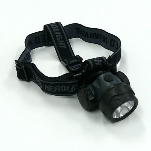 【IPX7・防水】LEDヘッドライトアクアヘッドライト プロ【KE-180】単4電池使用（別...