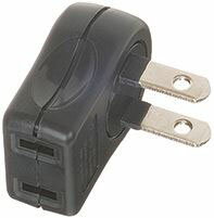 乐天商城 - 【在庫処分特価】ヤザワ電機L型プラグアダプター配線【Y02SA01BK】