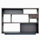 北欧シェルフ オープンラック 木製 スリム おしゃれ アルダー材 日本製 完成品 幅125cm アルダー材 シェルフ(3)