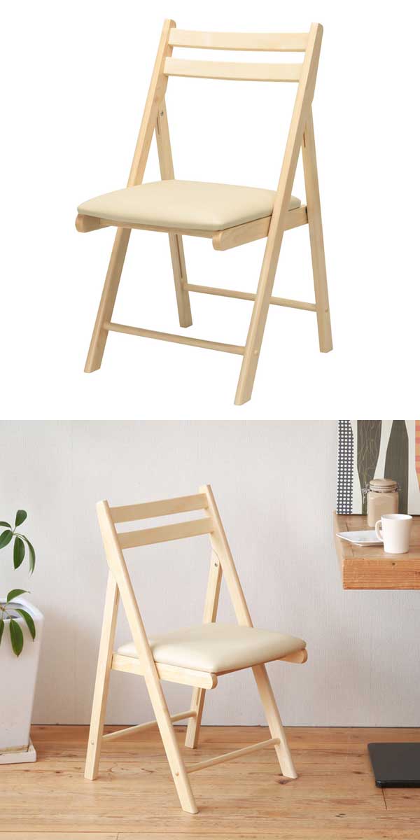 【スーパーセール限定価格】折りたたみ椅子 木製椅子 北欧折りたたみチェア 完成品