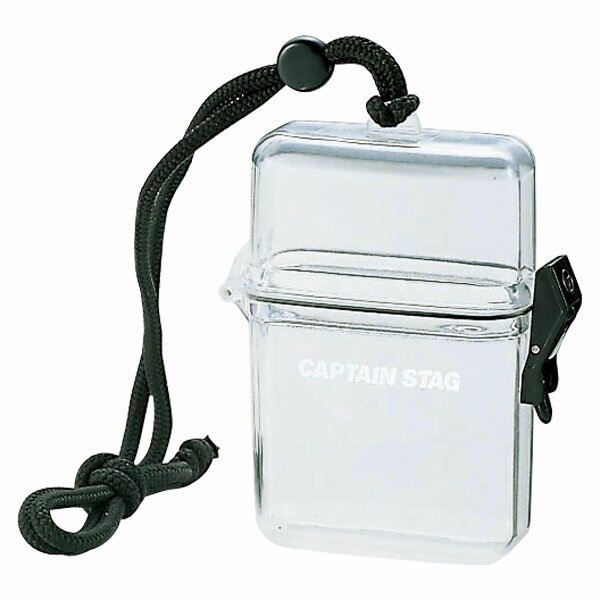 【25日限定 MAX3,000円OFFクーポン】 キャプテンスタッグ CAPTAIN STAG アウトドア 防水クリアケース クリア M-9357 M9357