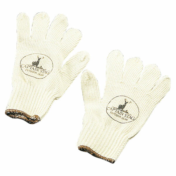 【25日限定 MAX3,000円OFFクーポン】 キャプテンスタッグ CAPTAIN STAG アウトドア 純綿軍手 M-7532 M7532