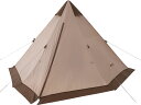 ロゴス LOGOS アウトドア TRADCANVAS VポールTepee400-BB テント ティピー V字型フレーム キャンプ グランピング バーベキュー大型...