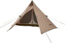 ロゴス LOGOS アウトドア Tradcanvas Tepee 2ルーム 300-BB ワンポールテント モノポールテント キャンプ ソロキャンプ ベンチレー...
