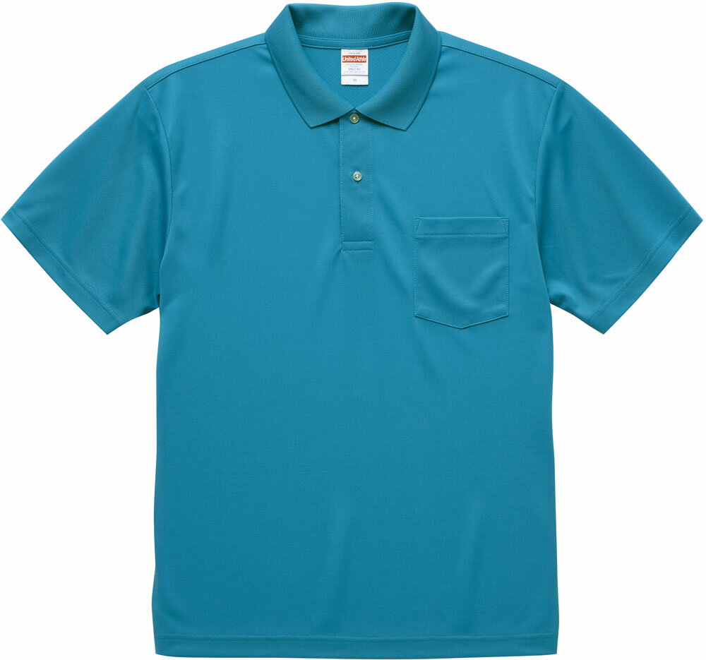 【スーパーセール期間中 MAX5,000円OFFクーポン！】 ユナイテッドアスレ UnitedAthle 【男女兼用 トレーニングウェア】 4.1オンス ドライアスレチックポロシャツ ポケット付 XS～XL 591201 538