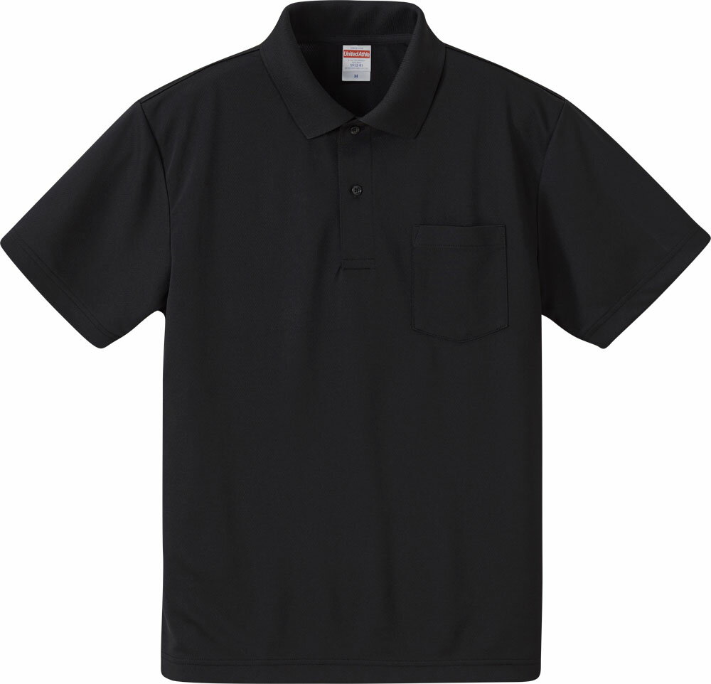 【スーパーセール期間中 MAX5,000円OFFクーポン！】 ユナイテッドアスレ UnitedAthle 【男女兼用 トレーニングウェア ビッグサイズ 】 4.1オンス ドライアスレチックポロシャツ ポケット付 XXL～XXXXL 591201X 2