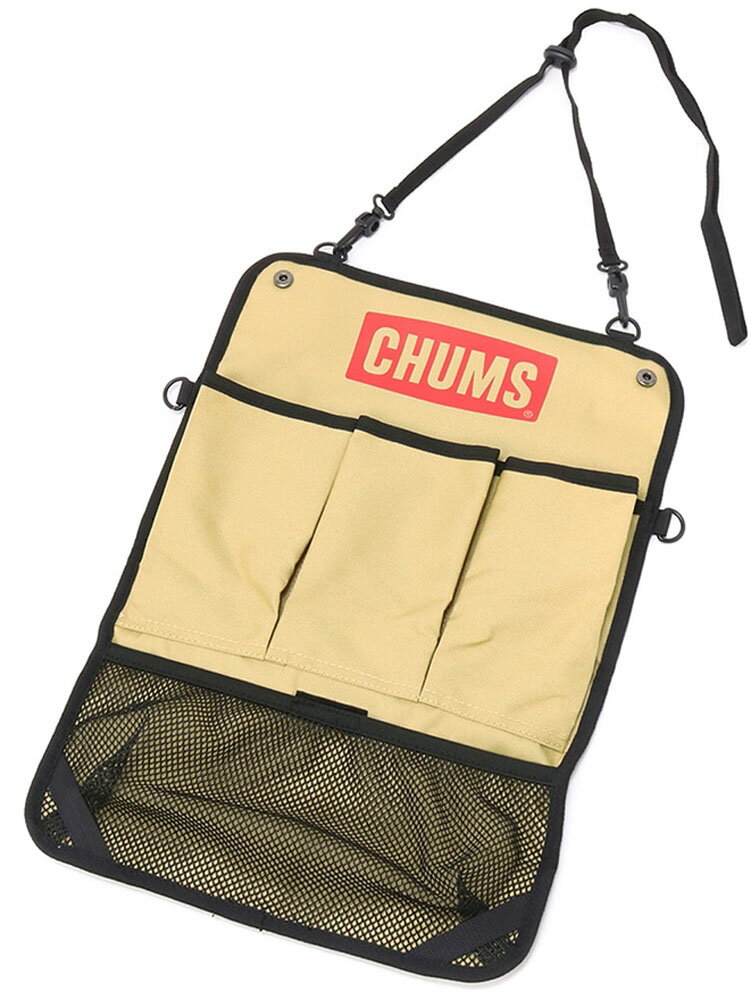 チャムス CHUMS アウトドア チャムスロゴウォールポケット 収納ケース CHUMS Logo Wall Pocket 小物収納 車内 キャンプ ツール収納 CH603306 B001