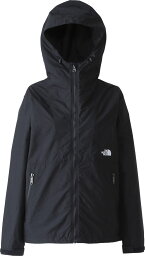 ザ・ノース・フェイス 【GW期間中 1万円以上で500円OFFクーポン！】 THE　NORTH　FACE ノースフェイス アウトドア コンパクトジャケット レディース Compact Jacket アウター 上着 ジャケット シェル 撥水加工 登山 トレッキング キャンプ 旅行 トラベル 女性 NPW72230 K