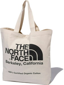 【P最大10倍＆3点で5％OFF！9/1限定】 THE NORTH FACE ノースフェイス アウトドア オーガニックコットントート Organic Cotton Tote バッグ トートバッグ 通学 ロゴ入り 内側ポケット メンズ レディース キャンプ フェス NM82260 NK