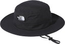 【マラソンラスト6時間！商品限定10％OFF！！】 THE　NORTH　FACE ノースフェイス アウトドア ホライズンハット Horizon Hat メンズ レディース ハット 帽子 ロゴ UVケア サイズ調整可能 キャンプ レジャー 通気性 あご紐 NN02336 K