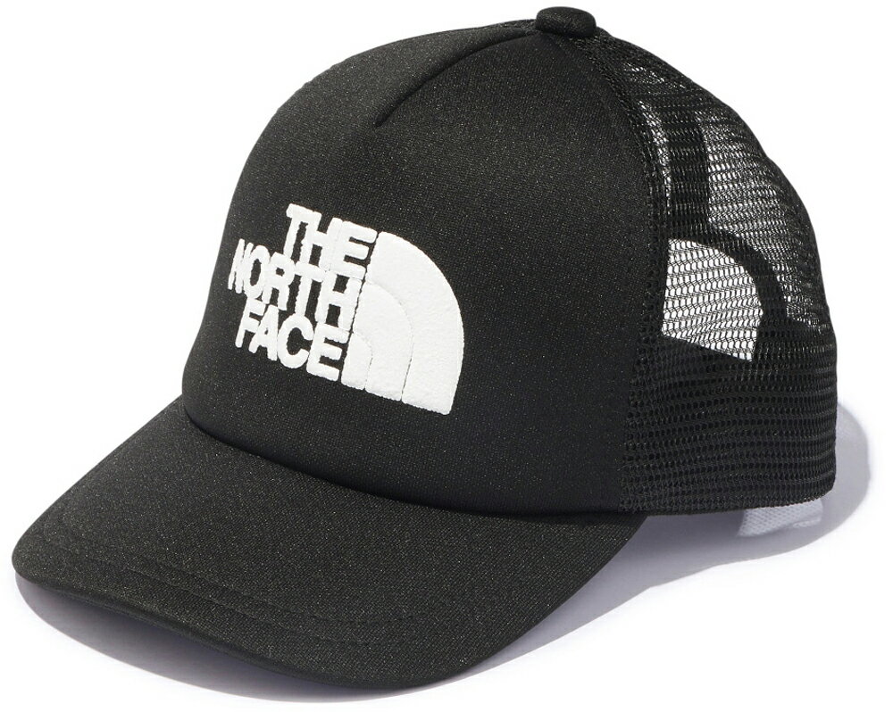 【ポイント最大25倍 5月30日限定】 THE NORTH FACE ノースフェイス アウトドア ロゴメッシュキャップ キッズ Kids Logo Mesh Cap キャップ 帽子 日除け ロゴ入り メッシュ サイズ調整可能 ワンポイント 洗濯可能 NNJ02303 K