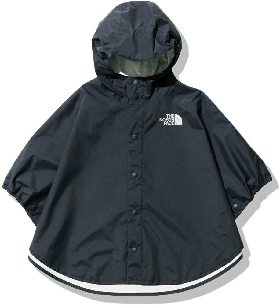 【9/11 2時まで最大8%OFFクーポン配布中】 THE NORTH FACE ノースフェイス アウトドア ベビーレインポンチョ ベビー B Rain Poncho ポンチョ カッパ 雨具 ドットボタン リフレクトロゴ 男の子 女の子 歩き始め NPB12308 UNのサムネイル