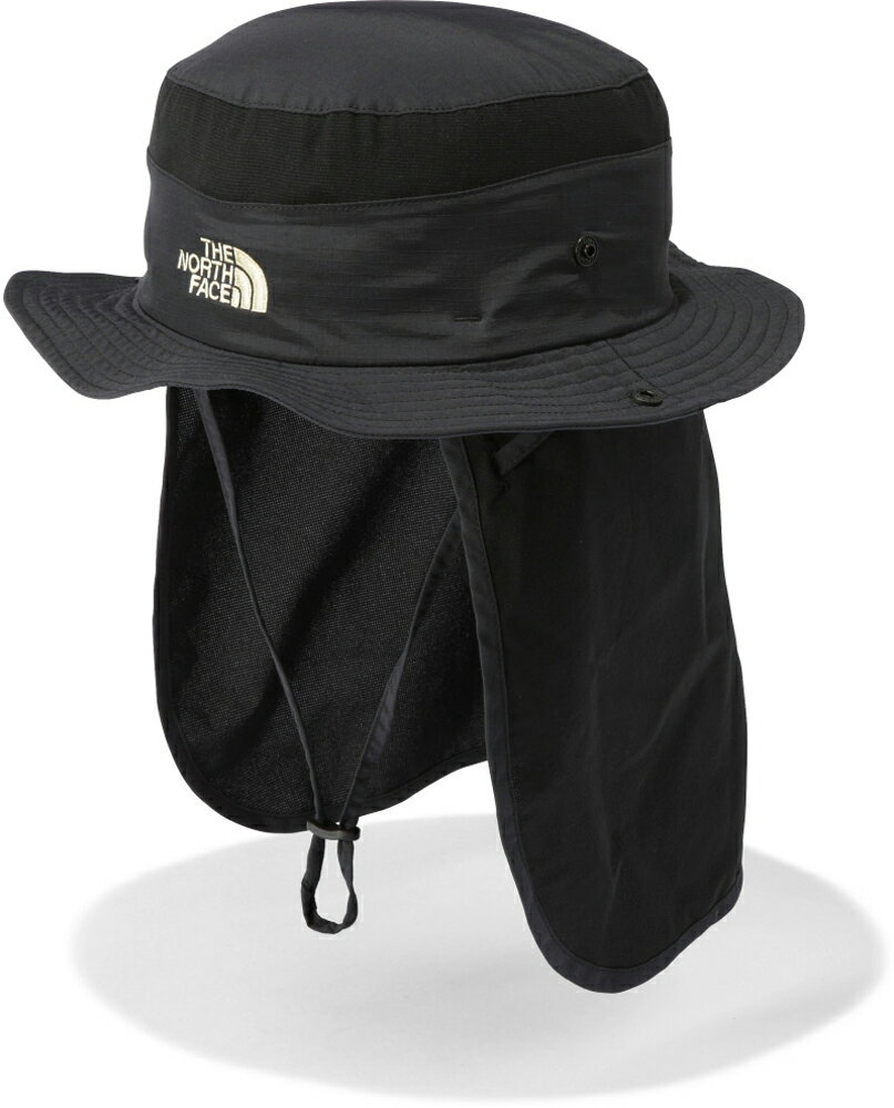 【5/18限り！最大500円OFFクーポン&P最大10倍】 THE　NORTH　FACE ノースフェイス アウトドア サンシールドハット Sunshield Hat ハット 帽子 シールド 日除け UVカット 通気性 あご紐取り外し可能 メンズ レディース NN02307 K