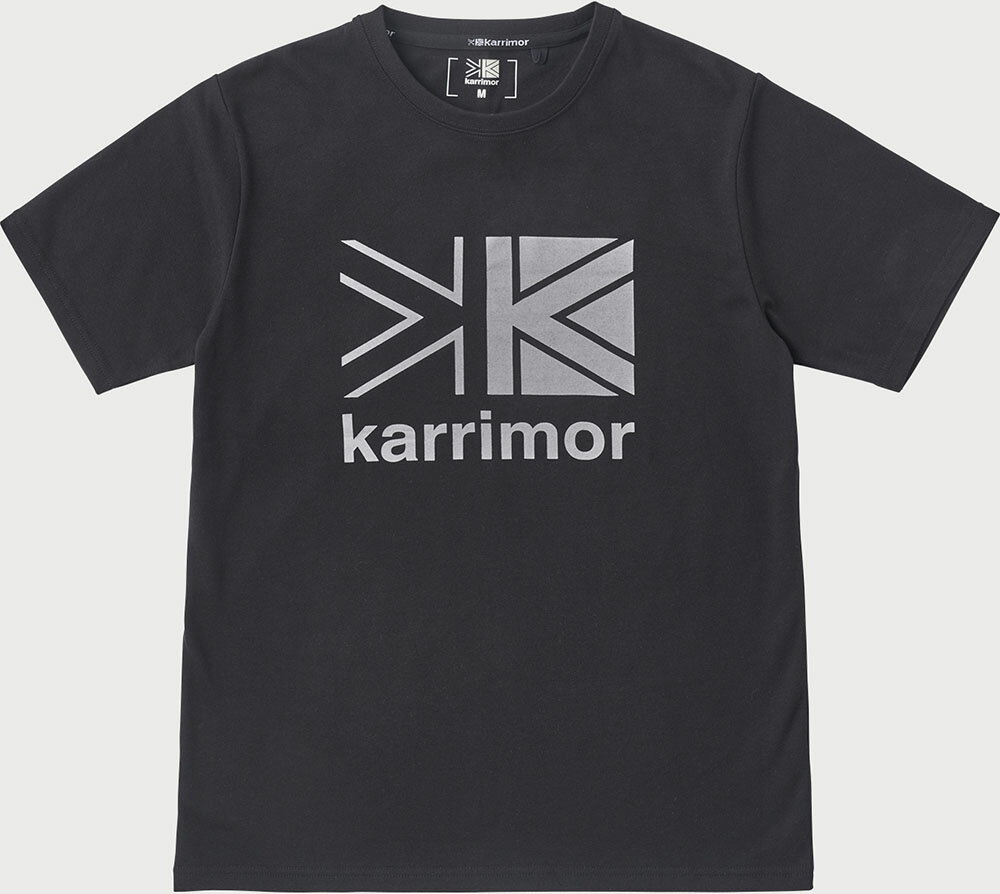 【スーパーセール開始28h限定 全品5％OFFクーポン 】 Karrimor カリマー アウトドア logo S／S T Tシャツ 半袖シャツ メンズ 半袖Tシャツ 101366 9000