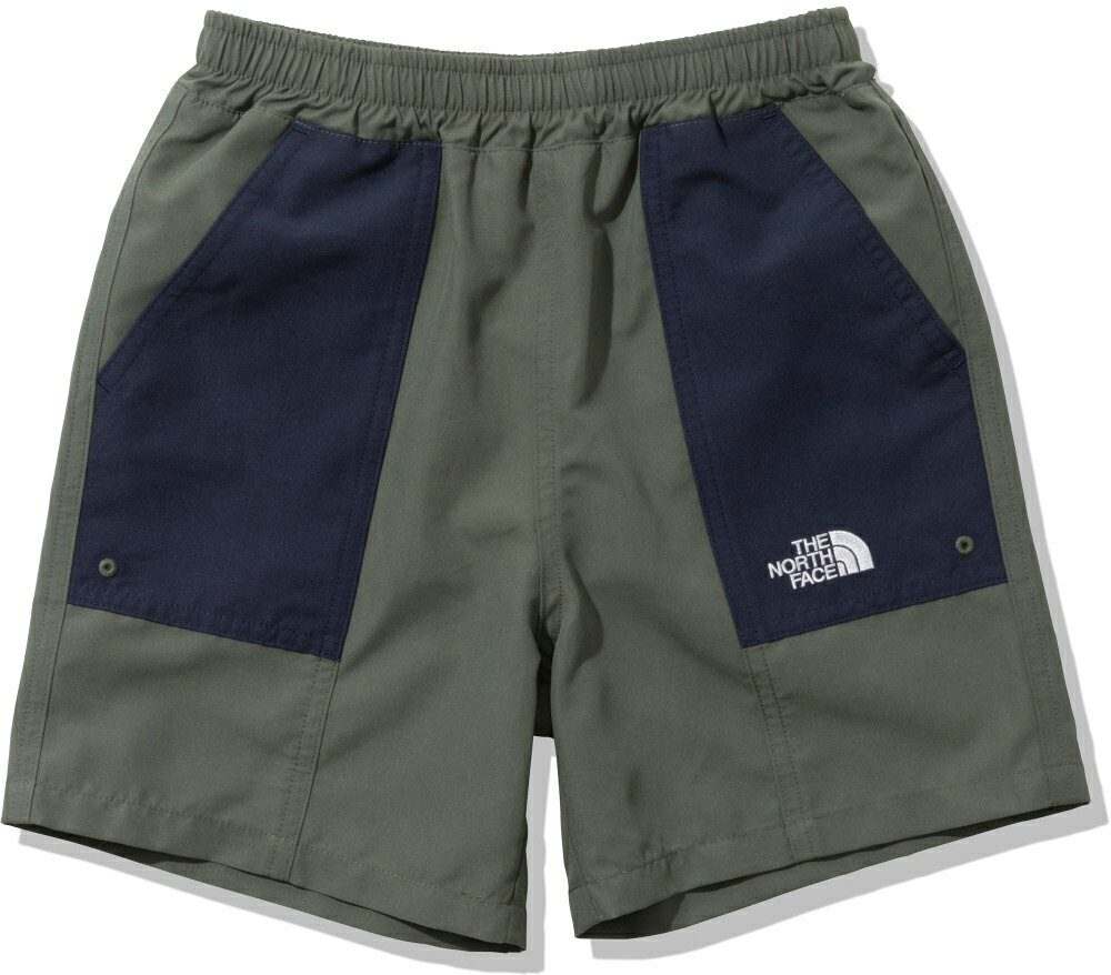 【7/26 2時まで最大1000円OFFクーポン配布中】 THE　NORTH　FACE ノースフェイス アウトドア ウォーターショート キッズ Water Short 半ズボン ハーフパンツ ロゴ入り ポケット 男の子 女の子 NBJ42344 TG