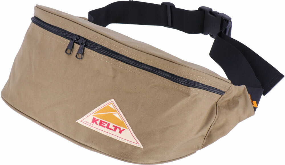 ケルティ ボディバッグ レディース KELTY ケルティ アウトドア ビッグ ファニー 12L BIG FANNY ボディバッグ ウエストバッグ ウエストポーチ 大型 かばん 斜め掛け キャンプ フェス 通勤 通学 レジャー 32591804 TAN