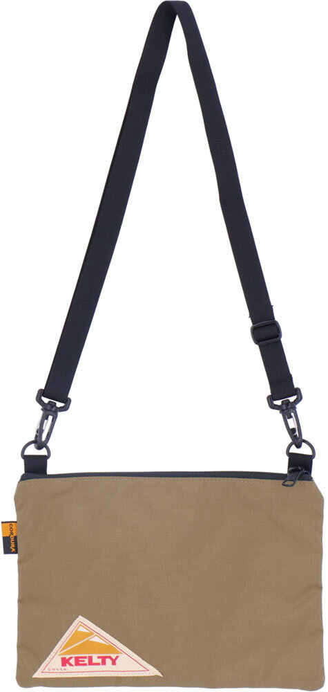 【25日限定 MAX3,000円OFFクーポン】 ケルティ KELTY アウトドア VINTAGE FLAT POUCH S ショルダーバッグ キャンプ デイリー フェス レジャー 32592144 TAN