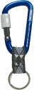 【15日限定 1万円以上で500円OFFクーポン】 ベルモント belmont アウトドア ストラップロック式カラビナ8mm 青×黒 VEX153