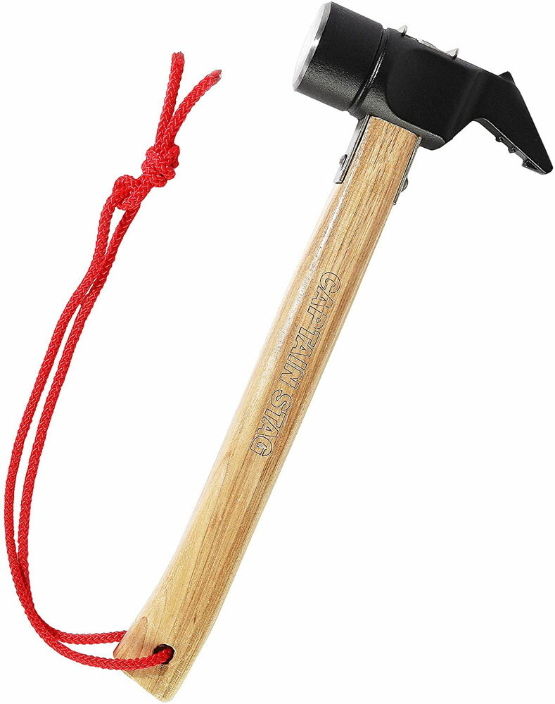 【25日限定 MAX3,000円OFFクーポン】 キャプテンスタッグ CAPTAIN STAG アウトドア ソリッド アルミペグ抜きショートハンマー テント タ...