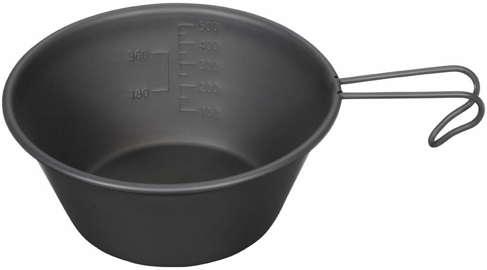 【マラソン期間中 3万円以上で2,500円OFFクーポン！】 キャプテンスタッグ CAPTAIN STAG アウトドア ステンレス カラーシェラカップ630ml オキツモブラック UH0070