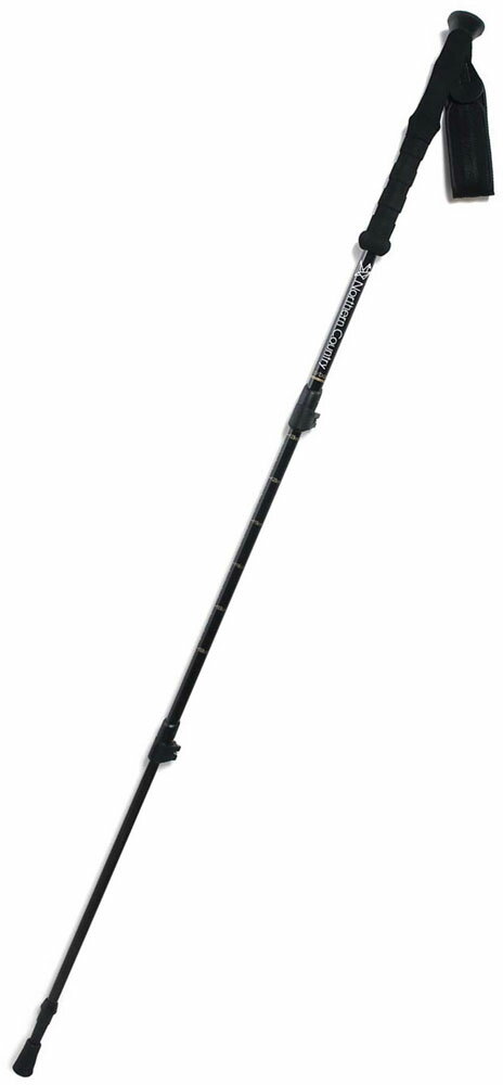 【5/23 20時から4h限定全品5％OFFクーポン！】 ノーザンカントリーnorthern country アウトドア TREKKING POLE 2本 CARBON TR3001 BK