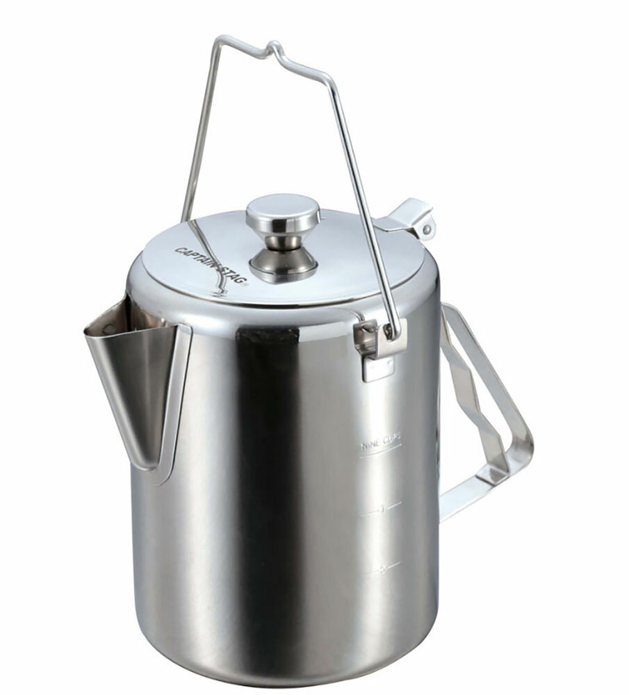【25日限定 MAX3,000円OFFクーポン】 キャプテンスタッグ CAPTAIN STAG アウトドア キャンピングケットル 1.9L UH4208