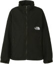 【5/9 20時から4h限定全品5％OFFクーポン！】 THE NORTH FACE ノースフェイス アウトドア コンパクトジャケット キッズ Compact Jacket フード付き ロゴ入り 撥水 アウター 上着 NPJ72310 K