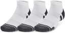 アンダーアーマー UNDER ARMOUR UAパフォーマンステック ローカット ソックス 3足セット メンズ レディース くつした 靴下 アンクル丈 防臭 速...