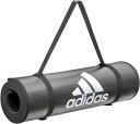 【GW期間中 1万円以上で500円OFFクーポン！】 adidas アディダス adidas トレーニングマット スポーツ ADMT12235 BK