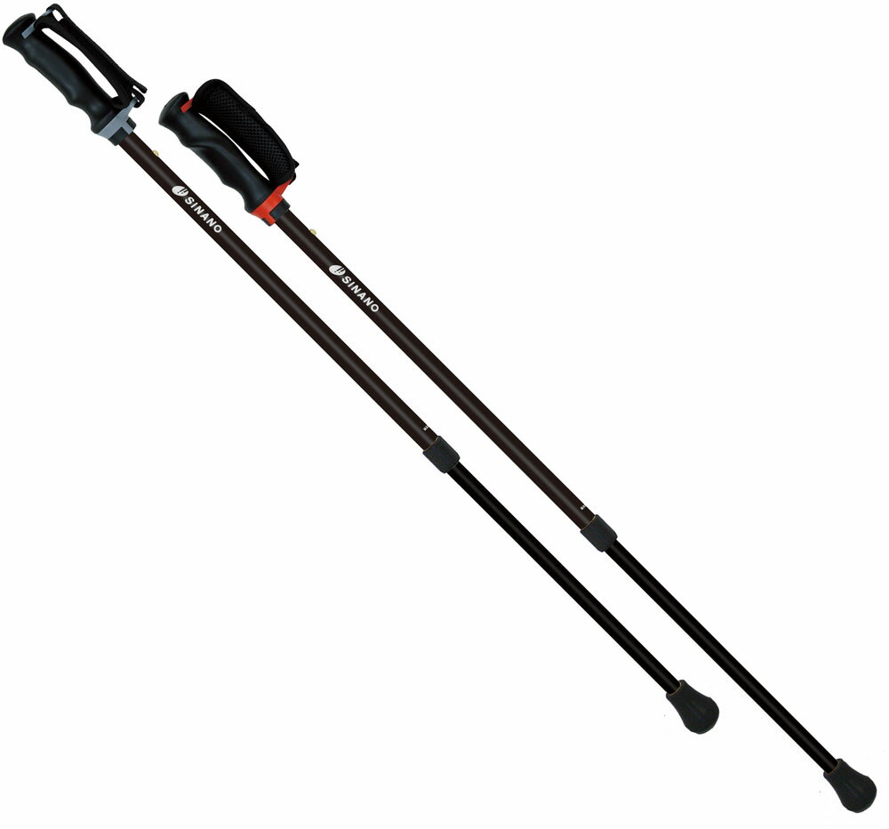 【12/1ワンダフルデー限定 P10倍】 シナノ SINANO あんしん2本杖 ブラック 対応身長127-181cm ウォーキ..