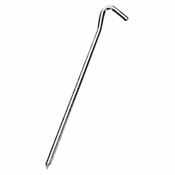 【25日限定 MAX3,000円OFFクーポン】 CAPTAIN STAG キャプテンスタッグ アウトドア 丸スチールペグ21cm 1本 キャンプ テント ター...