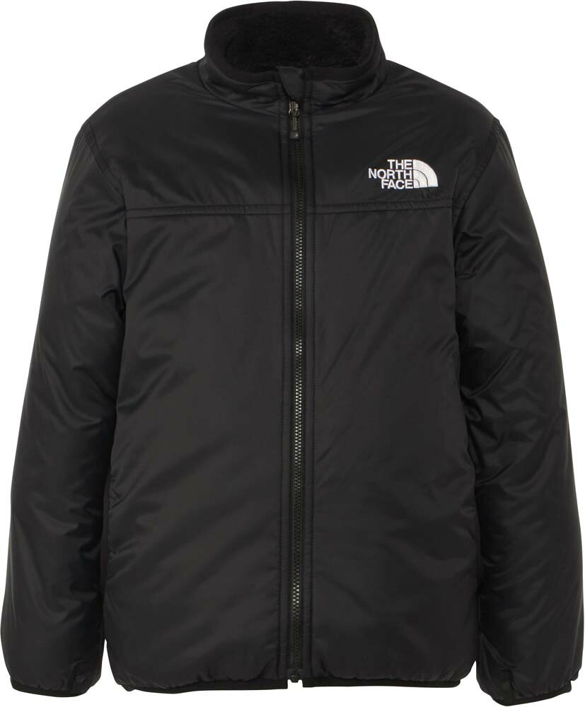 楽天山とアウトドアの店 山気分【5/18限り！最大500円OFFクーポン&P最大10倍】 THE　NORTH　FACE ノースフェイス アウトドア キッズ リバーシブルコージージャケット Reversible Cozy Jacket フリースジャケット リバーシブル はっ水 静電ケア 保温 防風 NYJ82344 K