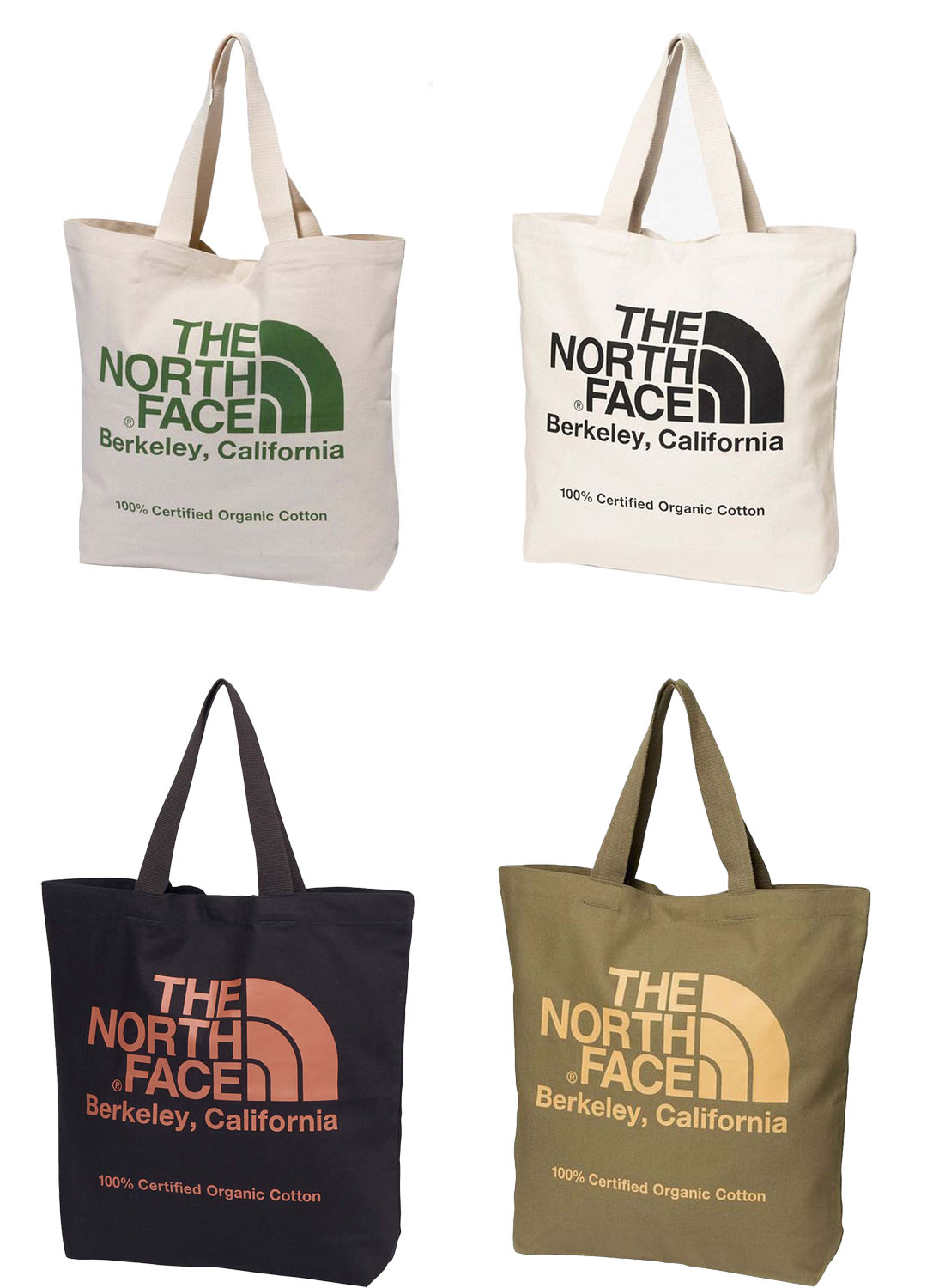 【5/9 20時から4h限定全品5％OFFクーポン！】 THE　NORTH　FACE ノースフェイス アウトドア オーガニックコットントート Organic Cotton Tote 斜めかけ ショルダー キャンプ 野外フェス 通学 肩掛け NM82385