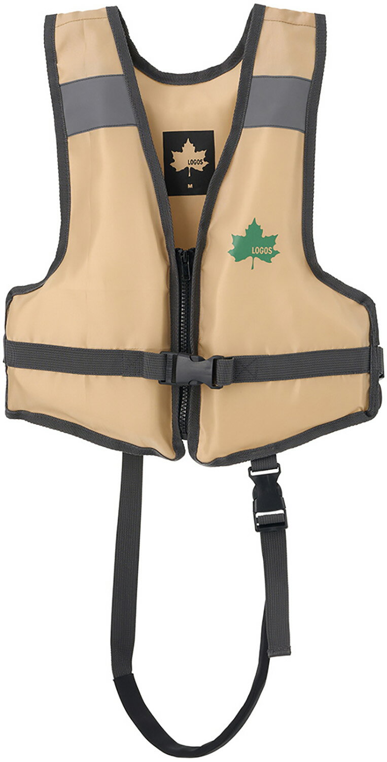 【25日限定 MAX3,000円OFFクーポン】 ロゴス LOGOS アウトドア LOGOS KIDS フローティングベスト ライトタン M ライフジャケット ...
