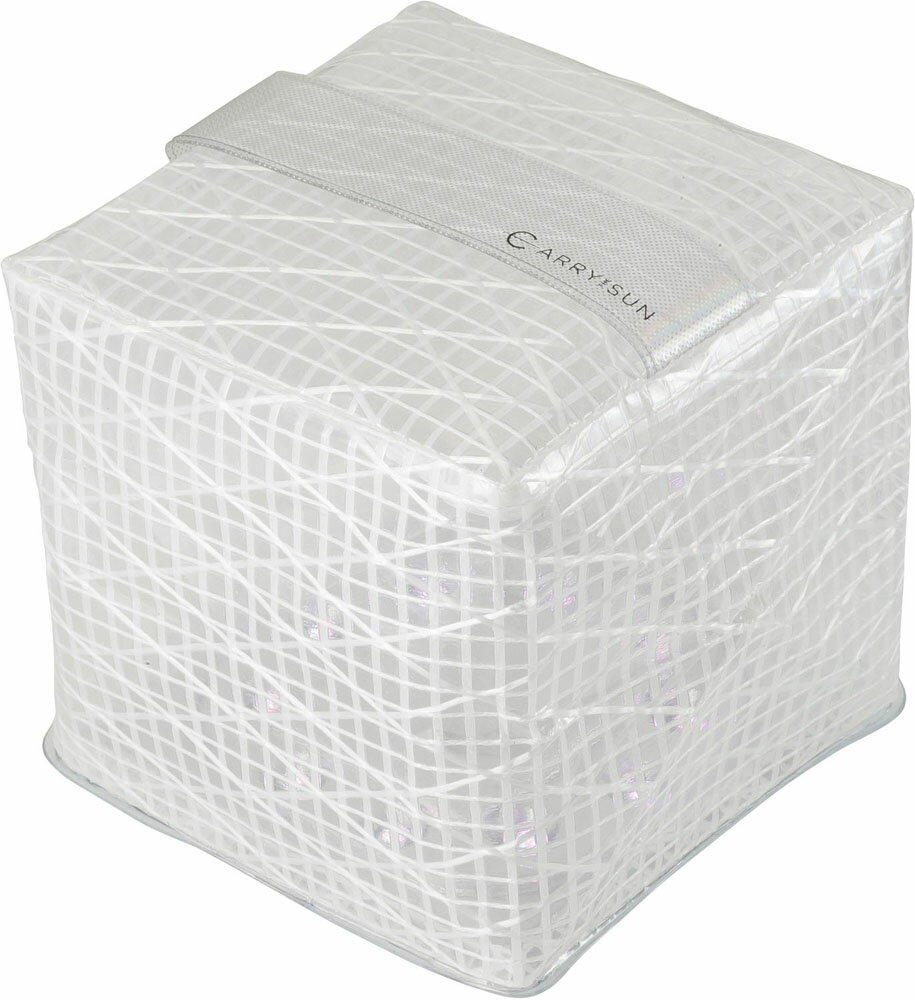 【10日限定P最大10倍】CARYY THE SUN(キャリー・ザ・サン)アウトドアクールブライトミディアム ホワイト ソーラー充電式 防災グッズ 停電対策24007